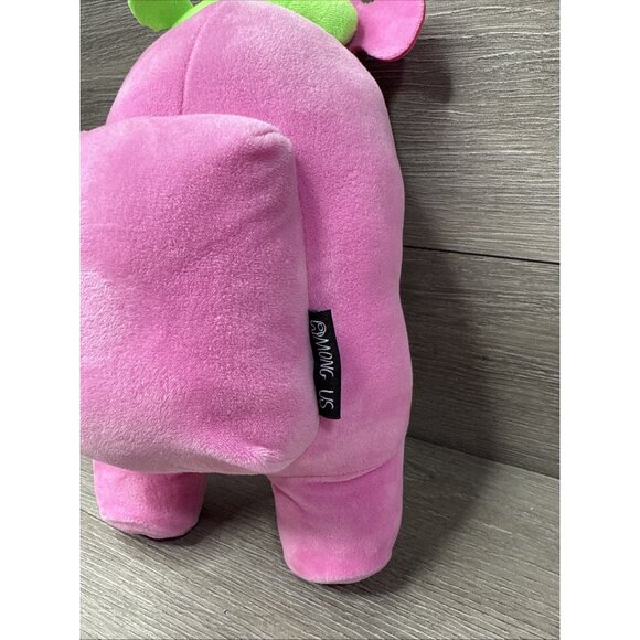 Toikido Among Us Pink with Flower Stuffed Plush 12" - Picture 8 of 10